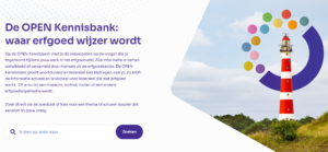 zoekscherm van de open kennisbank