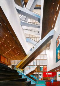 foto van olieschilderij ''ontmoeting'', geschilderd door Bert Hermans