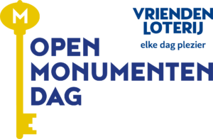 het logo van de open monumentendagen en de vriendenloterij